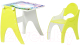 Комплект мебели с детским столом Tech Kids Части Света / 14-449 (лайм) - 