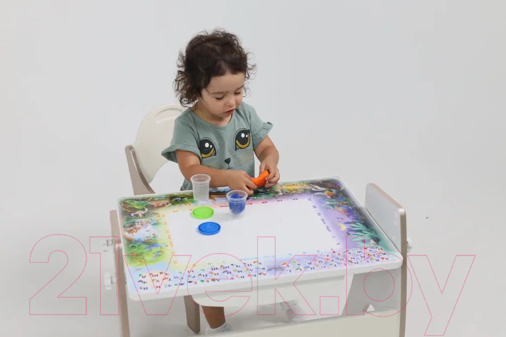 Комплект мебели с детским столом Tech Kids Зима-Лето / 14-439