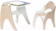 Комплект мебели с детским столом Tech Kids Зима-Лето / 14-439 (латте) - 