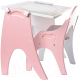 Комплект мебели с детским столом Tech Kids Части Света / 14-356 (розовый) - 