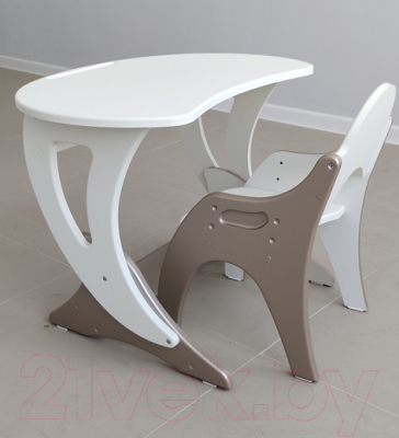 Комплект мебели с детским столом Tech Kids Парус / 14-465 (латте-белый)