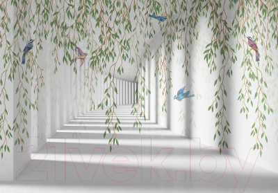 Фотообои листовые Citydecor Flower Tunnel 3D 1 (200x140)