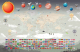 Фотообои листовые Citydecor Карта мира флаги и планеты 2 (200x140) - 