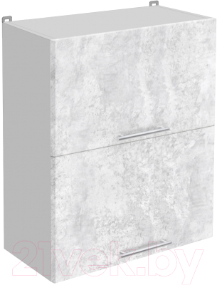 Шкаф навесной для кухни Артём-Мебель 600мм СН-114.33 (ДСП бетон спаркс лайт)