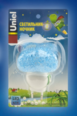 Ночник Uniel Звездочка DTL-309 (синий)