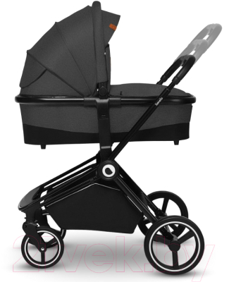 Детская универсальная коляска Lionelo Mika 3 в 1 (серый графит)