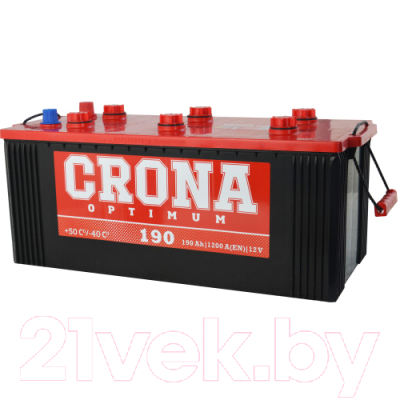 Автомобильный аккумулятор Kainar Crona 6СТ-190 Евро узкий 3 / 1900505010501171293 (190 А/ч)