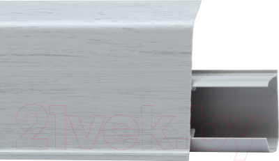 Плинтус Winart Quadro 517 55мм Дуб Плавый (2.2м, со съемной панелью)