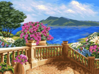 

Картина по номерам Русская живопись, Солнечный залив / A120