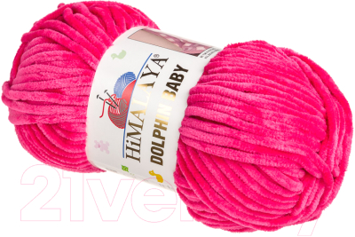 Пряжа для вязания Himalaya Dolphin Baby 80324 (ярко-розовый)