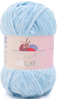 Пряжа для вязания Himalaya Velvet 90006 (нежно-голубой) - 