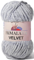 Пряжа для вязания Himalaya Velvet 90025 (светло-серый) - 