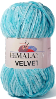 Пряжа для вязания Himalaya Velvet 90035 (бирюзовый) - 