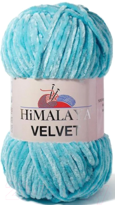 Пряжа для вязания Himalaya Velvet 90035 (бирюзовый)