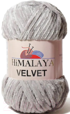 Пряжа для вязания Himalaya Velvet 90057 (серый)