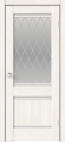 Дверь межкомнатная Velldoris Eco Flex City 22 60x200 (дуб бьянко/ромб малый светлый) - 