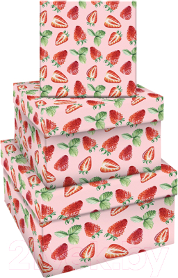 Набор коробок подарочных Meshu Strawberry / MS_46586