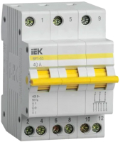 Выключатель-разъединитель IEK ВРТ-63 3Р 40А / MPR10-3-040 - 