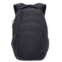 Рюкзак Grizzly RQ-003-31 (черный/бирюзовый) - 