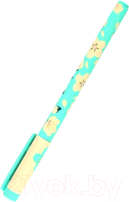 Ручка шариковая Vinson Цветы / A72 (синий)
