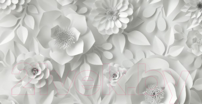 Фотообои листовые Citydecor Цветы Модерн 3D (500x260)