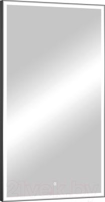 Купить Зеркало Континент Strong Led Black 70x100 в Минске
