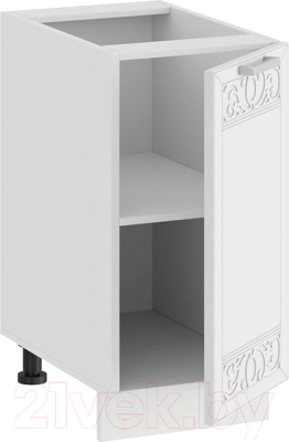Шкаф-стол кухонный ТриЯ Долорес 1Н3 (белый/сноу)