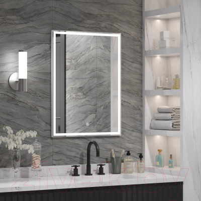 Купить Зеркало Континент Strong Led White 70x100 в Молодечно
