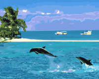 

Картина по номерам Lori, Морские красоты / Кпн-221