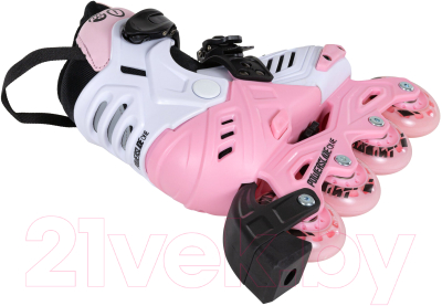 Роликовые коньки Powerslide 2022 Khaan Junior LTD/ 940672 (р-р 31-34, розовый)