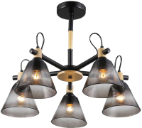 

Люстра Sfera Sveta, 06781/5 Black+Wood
