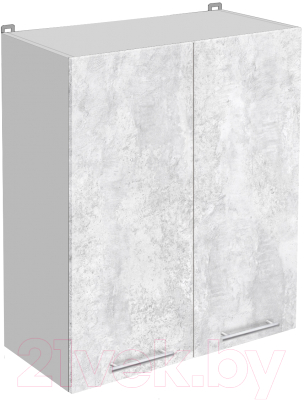 Шкаф навесной для кухни Артём-Мебель 600мм СН-114.75 (ДСП бетон спаркс лайт)