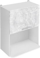 Шкаф навесной для кухни Артём-Мебель 600мм СН-114.158 (ДСП бетон спаркс лайт) - 