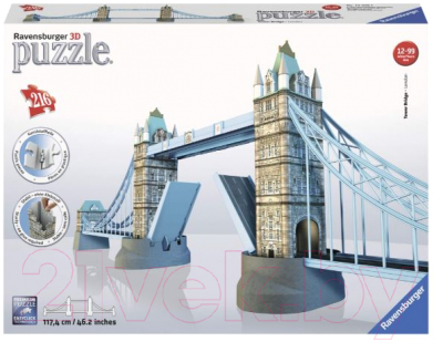 3D-пазл Ravensburger Тауэрский мост в Лондоне / 12559 (216эл)