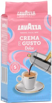Кофе молотый Lavazza Crema e Gusto Dolce / 12582 (250г)