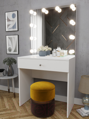 Туалетный столик с зеркалом Мир Мебели с подсветкой 11 ZB