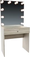Туалетный столик с зеркалом Мир Мебели С подсветкой 11 ZS - 