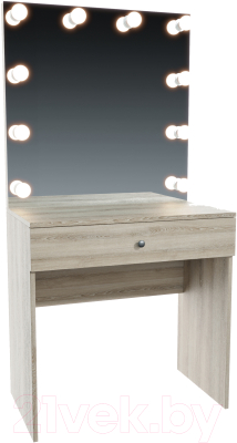 Туалетный столик с зеркалом Мир Мебели С подсветкой 11 ZS