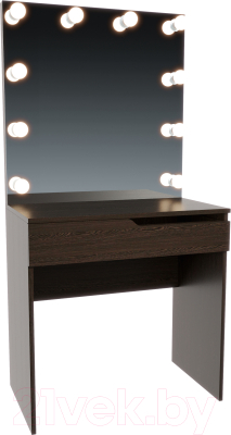 Туалетный столик с зеркалом Мир Мебели С подсветкой 13 ZW