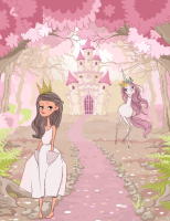 

Фотообои листовые Citydecor, Princess 2 с защитным покрытием