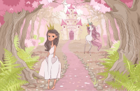 

Фотообои листовые Citydecor, Princess 2 с защитным покрытием