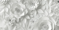 

Фотообои листовые Citydecor, Цветы модерн 3D с защитным покрытием