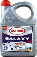 

Моторное масло Astron, Galaxy PSA pro C2 5W30 / 40104l