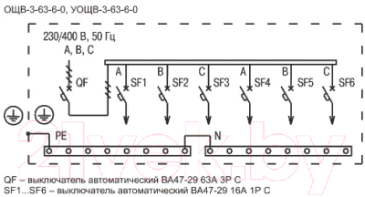 Ящик силовой IEK MSM10-3N-06-31