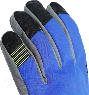 Перчатки лыжные VikinG Diran / 110/24/4234-0915 (р.8, черный/синий/желтый)