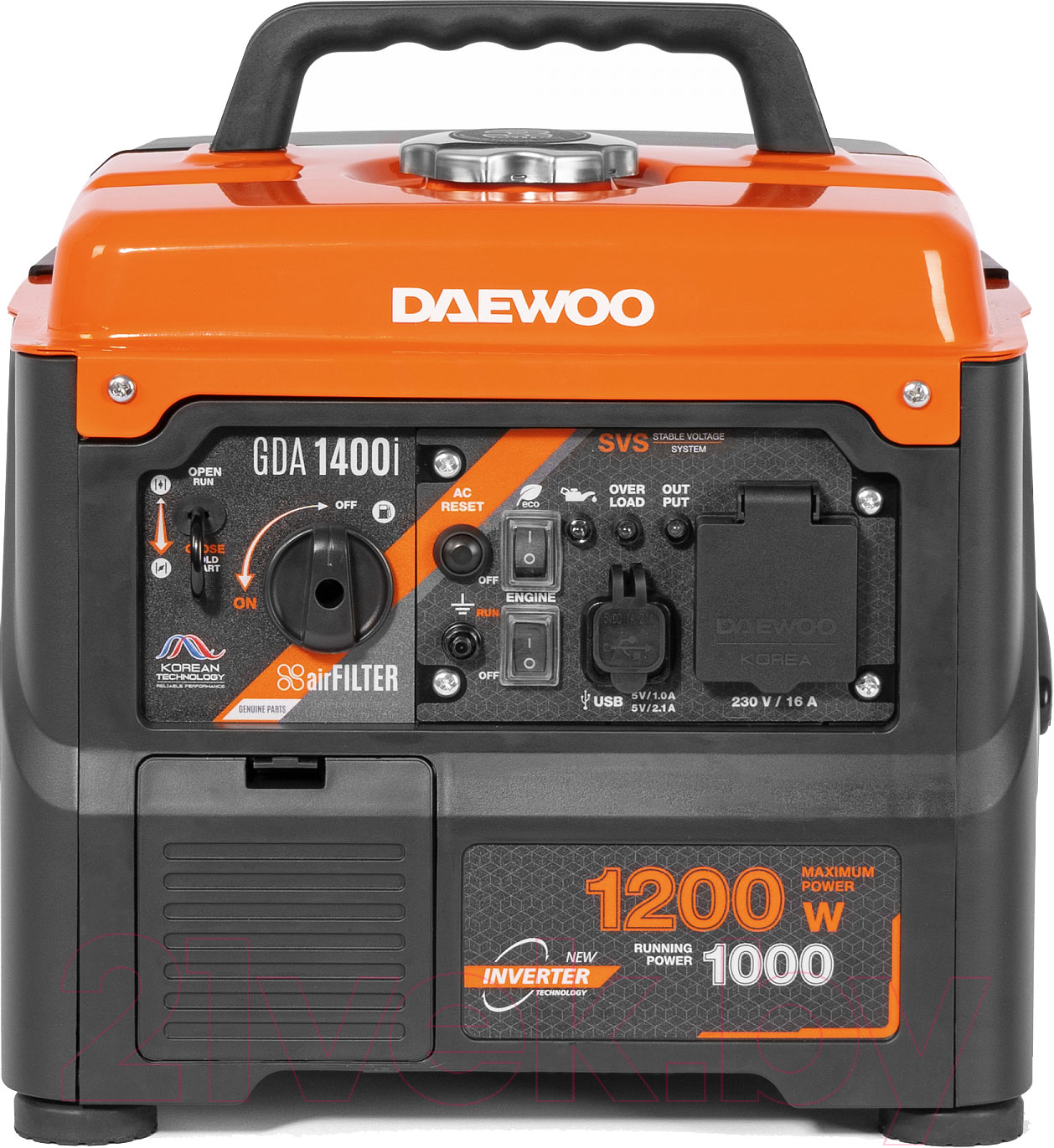 Бензиновый генератор Daewoo Power GDA 1400i