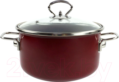 Elros Вишневый С-15210САП4/3 Кастрюля купить в Минске, Гомеле, Витебске ...