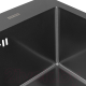 Миниатюра изображения товара Мойка кухонная Arfeka AF PVD Nano 45x50.5 (черный)