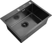 

Мойка кухонная Arfeka, AF PVD Nano 60x45