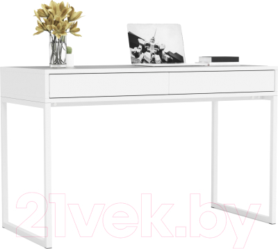 Письменный стол Crafto Лорди Лофт 05 120x60x80 (белый)